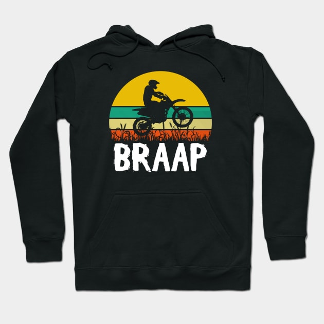 Dirt Bike Hoodie by Printnation